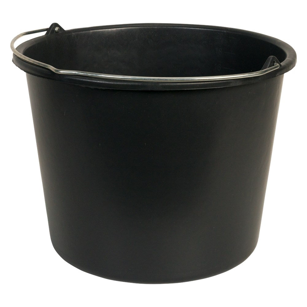 KELFORT CONSTRUCTION BUCKET DURABLE D 20L         LDPE BLACK