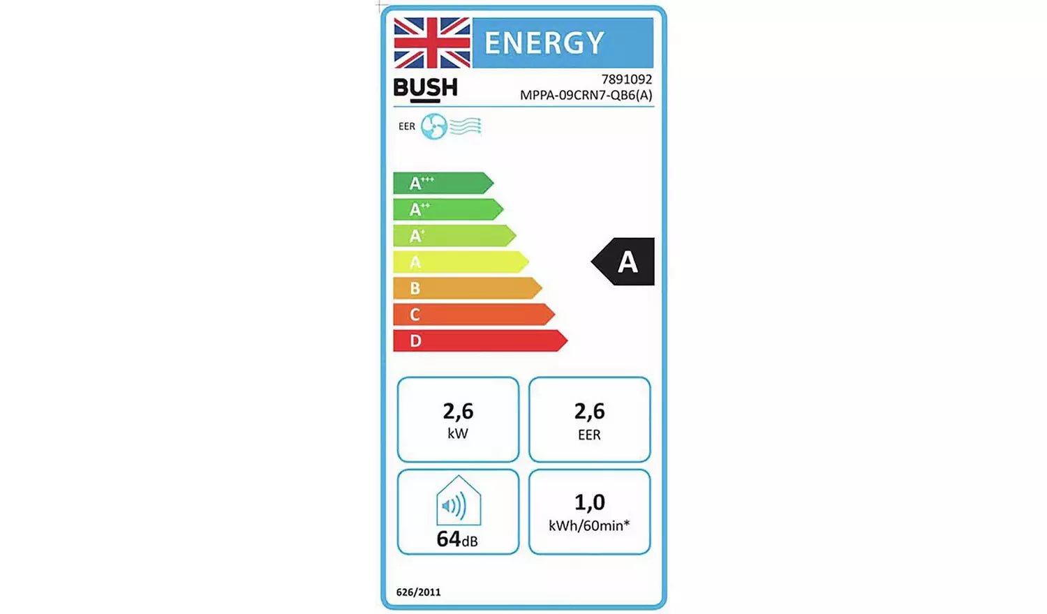 Bush 9K Air Conditioner
