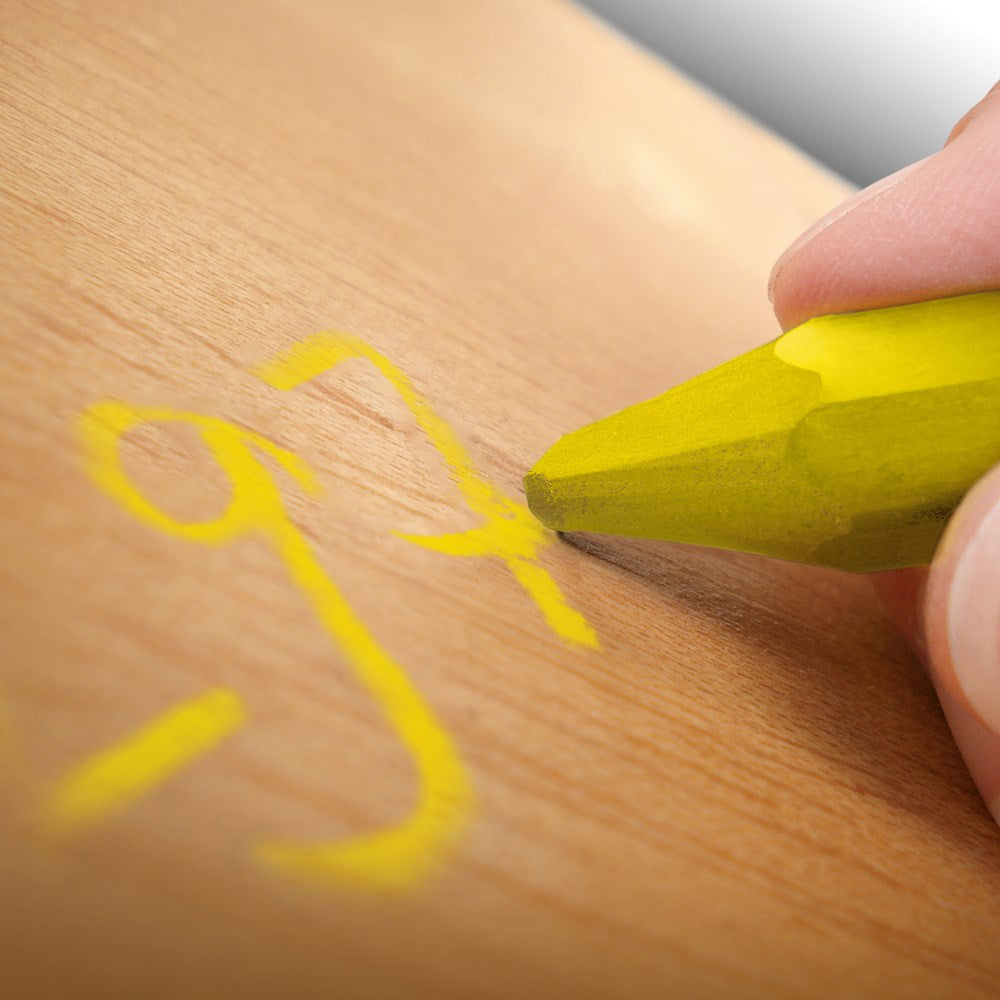 LYRA CHALK SIX-SIDED YELLOW                  12 PCS PER BOX