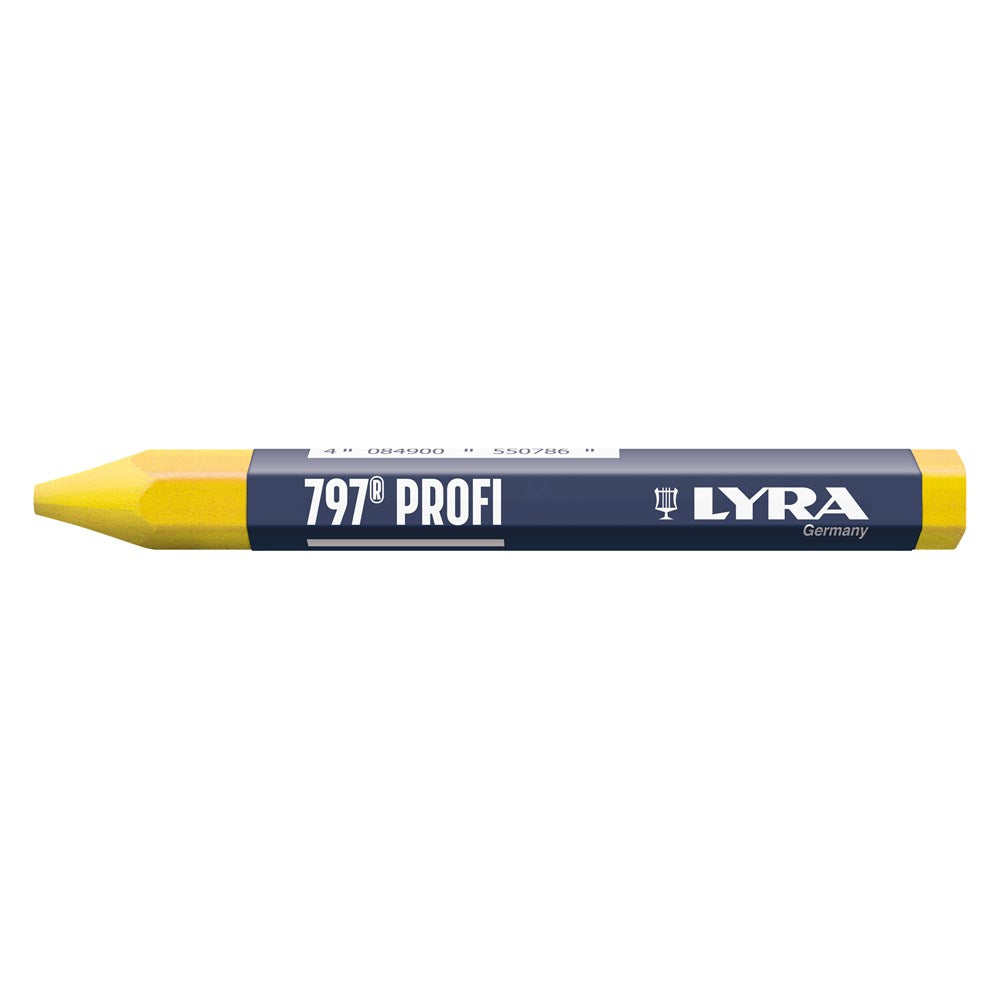 LYRA CHALK SIX-SIDED YELLOW                  12 PCS PER BOX