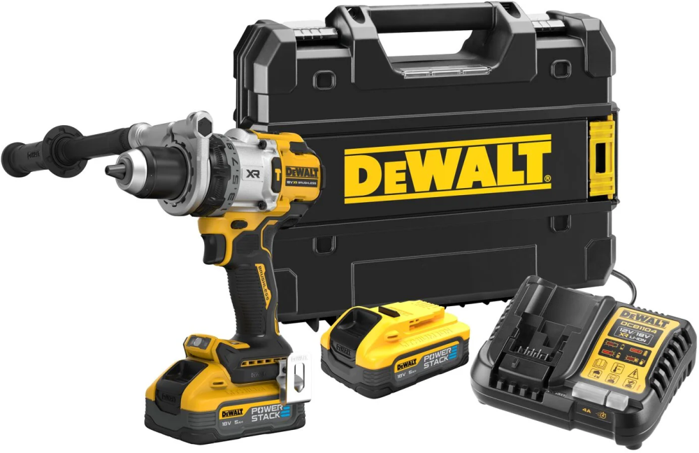 DEWALT DCD1007H2T-QW 18V XR Premium 3-Speed Drill/Impact Driver (Cordless Impact Drill)