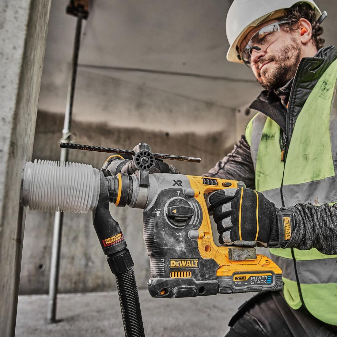 DeWalt DCH273P2 18v XR SDS+ Plus Brushless Rotary Hammer Drill Inc 2x 5.0Ah Batts