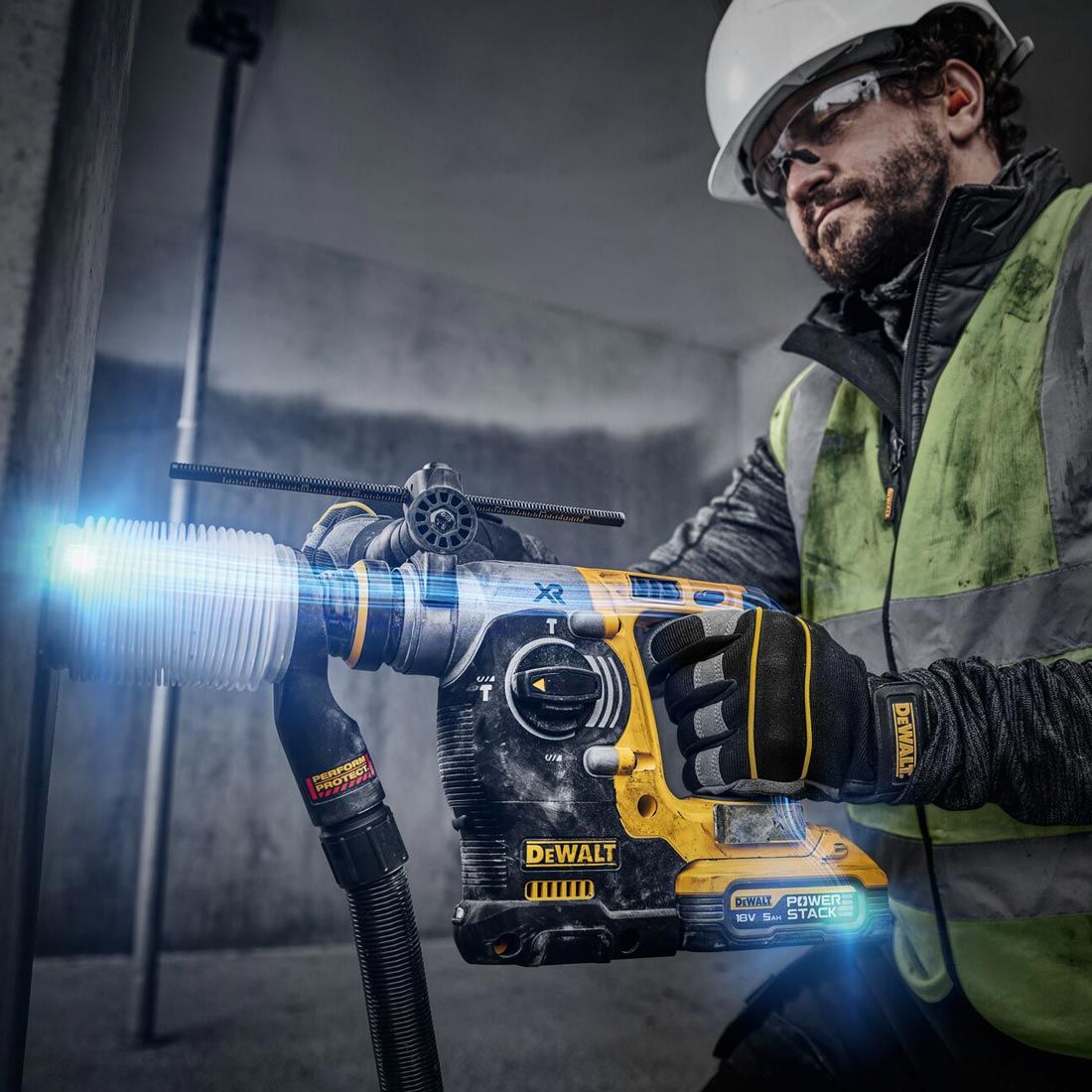 DeWalt DCH273P2 18v XR SDS+ Plus Brushless Rotary Hammer Drill Inc 2x 5.0Ah Batts