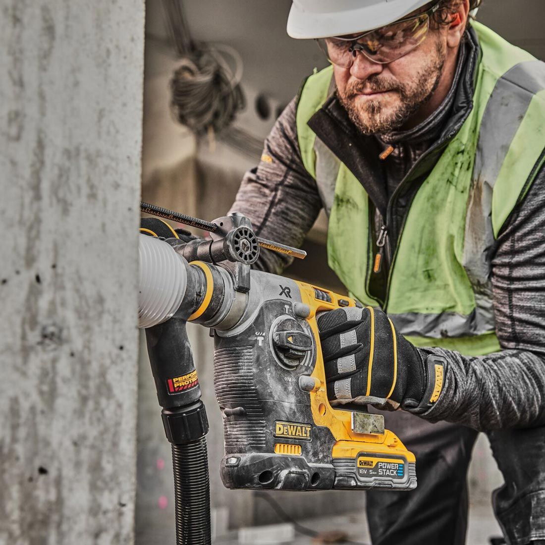 DeWalt DCH273P2 18v XR SDS+ Plus Brushless Rotary Hammer Drill Inc 2x 5.0Ah Batts
