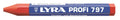 LYRA Marking Chalk Profi 797 Red 12Pcs - 4870017