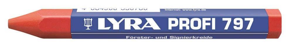 LYRA Marking Chalk Profi 797 Red 12Pcs - 4870017